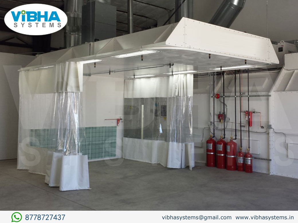 Paint Booth Curtains  Spray Booth Shop Curtain Walls