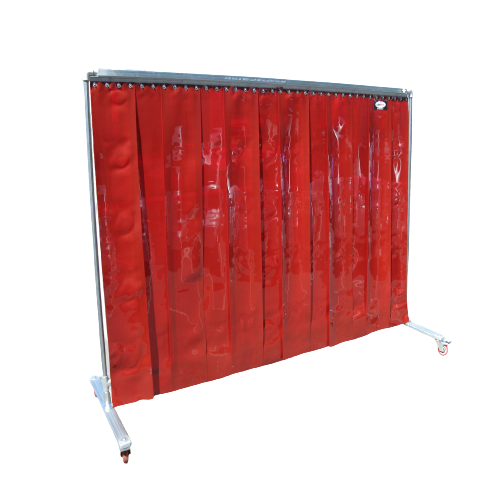 RED COLOR WELDING STRIP CURTAINS
